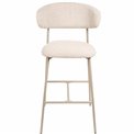 Барный стул Landsem 20, серо-коричневый/песочного цвета, H104x52x50.5cm, высота сиденья 75cm
