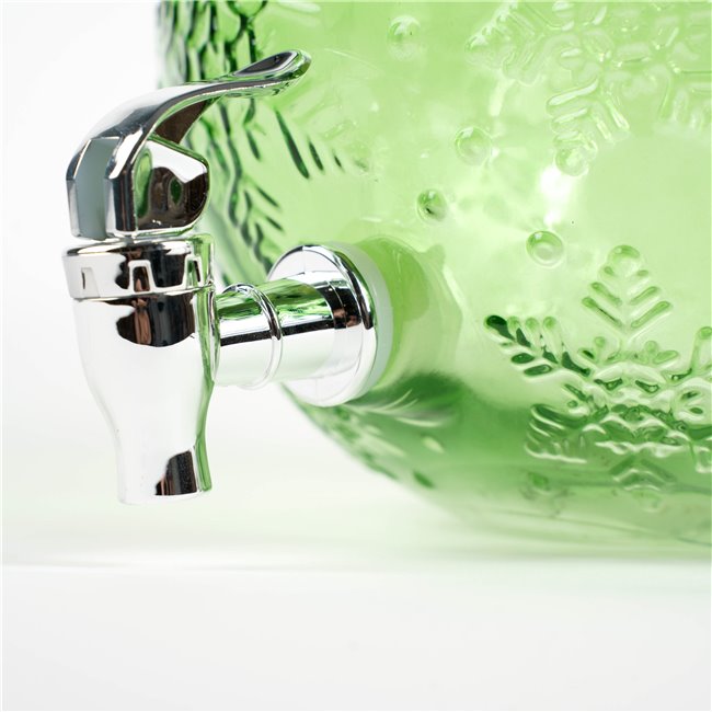 Winteria Beverage dispencer christmas ball 5.7 L green, H28x23x26.5cm