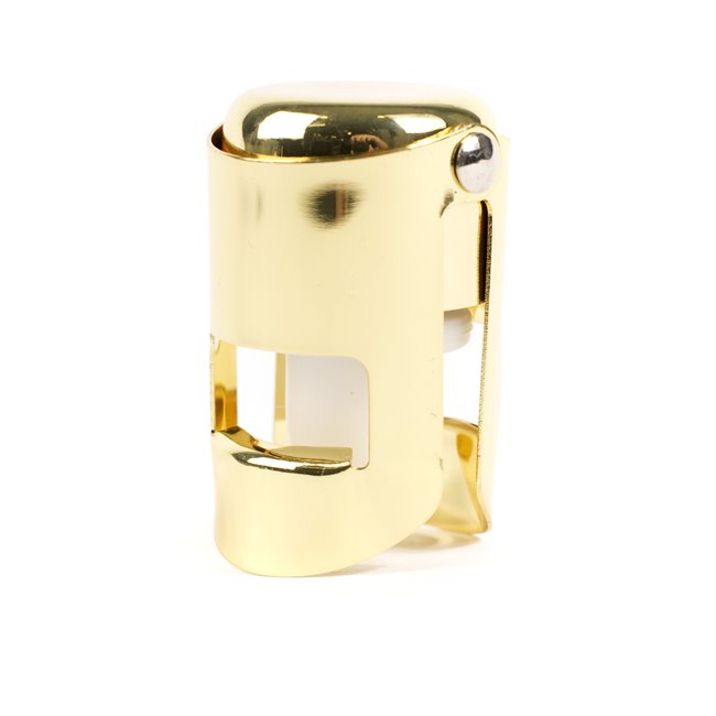 Champagne stopper, gold color, H5.5x4x4cm