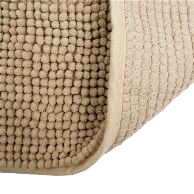 Bath mat Chenille, beige, 50x80cm