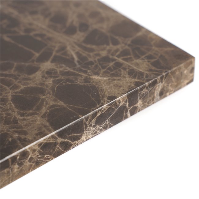 Serving board marble ruskea, 30x20cm H1.5cm