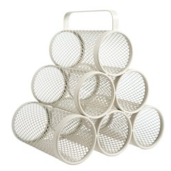 Wine rack Mayaj, beige, H30x28x18.5cm