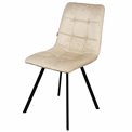 Dining chair Tauton 23, camel color, H85x56x40cm, seat height 48cm