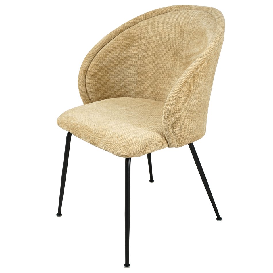 Dining chair Trino 38 camel, H79x60x55cm, seat height 48cm