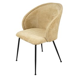 Dining chair Trino 38 camel, H79x60x55cm, seat height 48cm