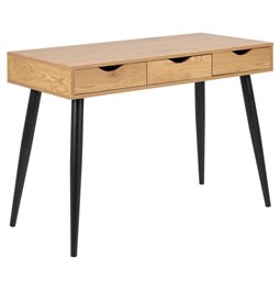 Office desk Aptun, natural color, steel/MDF, H77x50x110cm