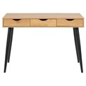 Office desk Aptun, natural color, steel/MDF, H77x50x110cm