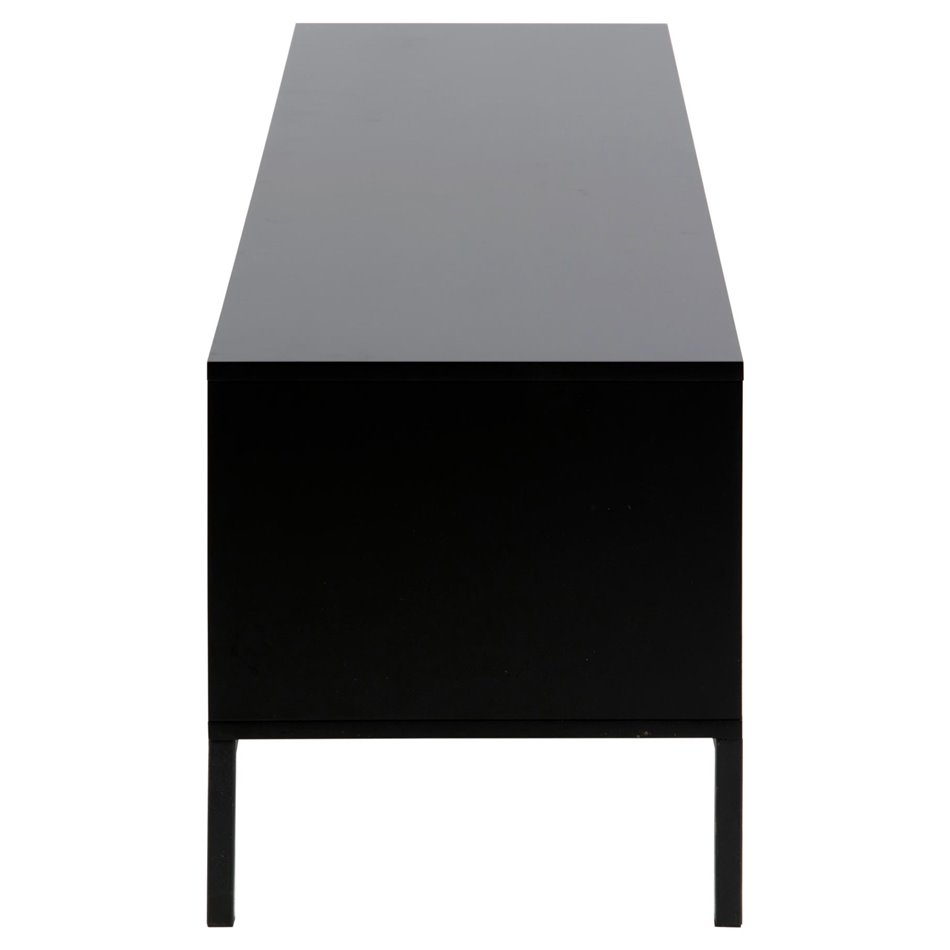 TV table Seaford, natural/black, MDF/steel, H45x40x140cm