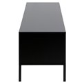 TV table Seaford, natural/black, MDF/steel, H45x40x140cm