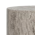 Pedestal set Aice, grey marble, MDF/paper travertine, H70cm D34cm