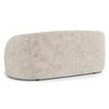 Sofa 3-seater Akodi, beige, polyester/plywood, H76x86x169cm, seat height 44cm