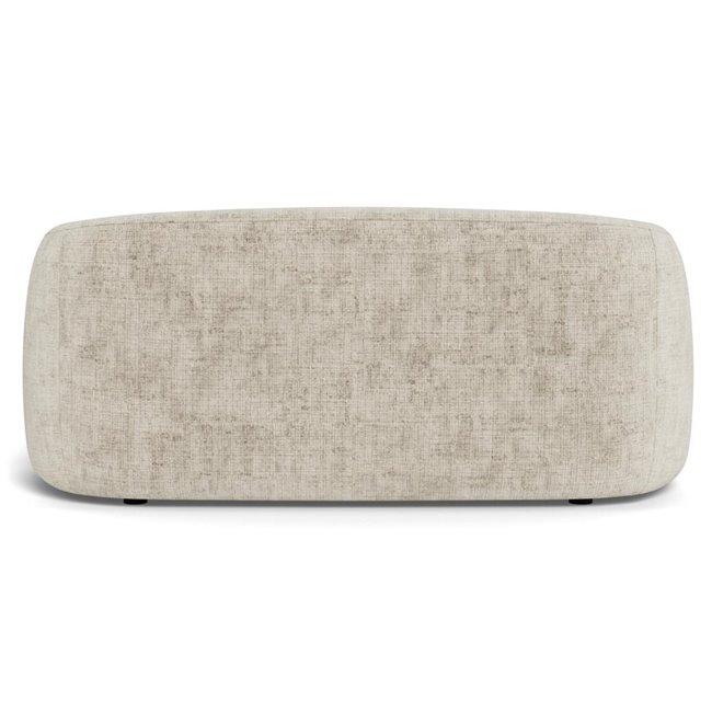 Sofa 3-seater Akodi, beige, polyester/plywood, H76x86x169cm, seat height 44cm