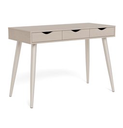 Office desk Aptun, beige, steel/MDF, H77x50x110cm