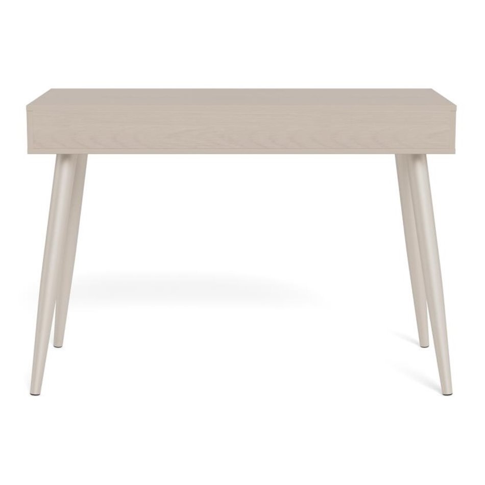 Office desk Aptun, beige, steel/MDF, H77x50x110cm