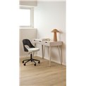 Office desk Aptun, beige, steel/MDF, H77x50x110cm