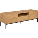 TV table Seaford, natural color, MDF/steel, H45x40x140cm