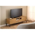 TV table Seaford, natural color, MDF/steel, H45x40x140cm