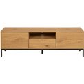 TV table Seaford, natural color, MDF/steel, H45x40x140cm