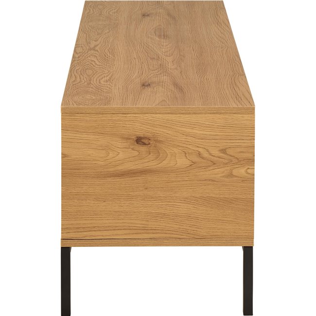 TV table Seaford, natural color, MDF/steel, H45x40x140cm