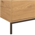 TV table Seaford, natural color, MDF/steel, H45x40x140cm