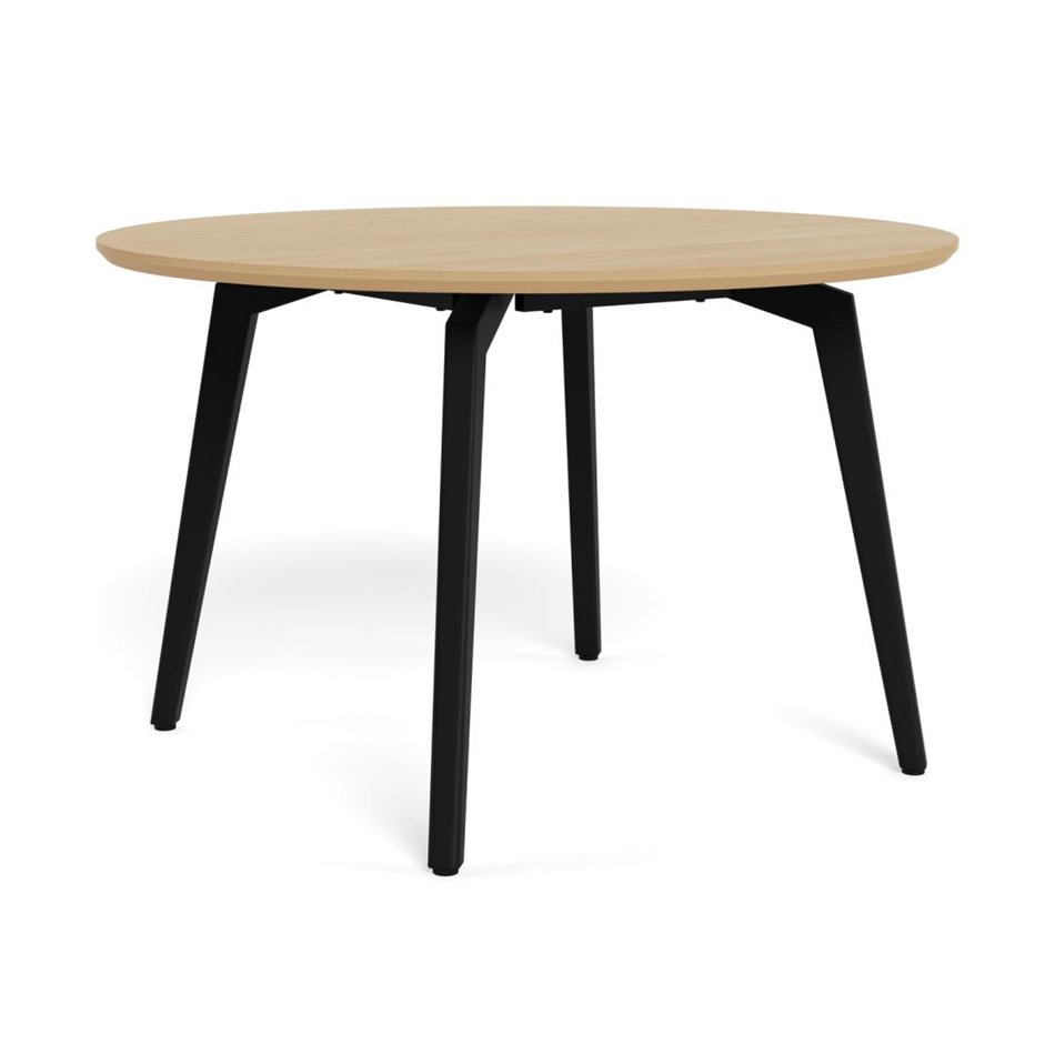 Dining table Akadi, steel/MDF, H75cm D120cm
