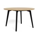 Dining table Akadi, steel/MDF, H75cm D120cm