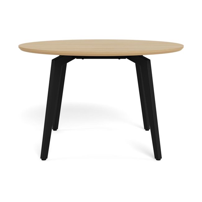 Dining table Akadi, steel/MDF, H75cm D120cm