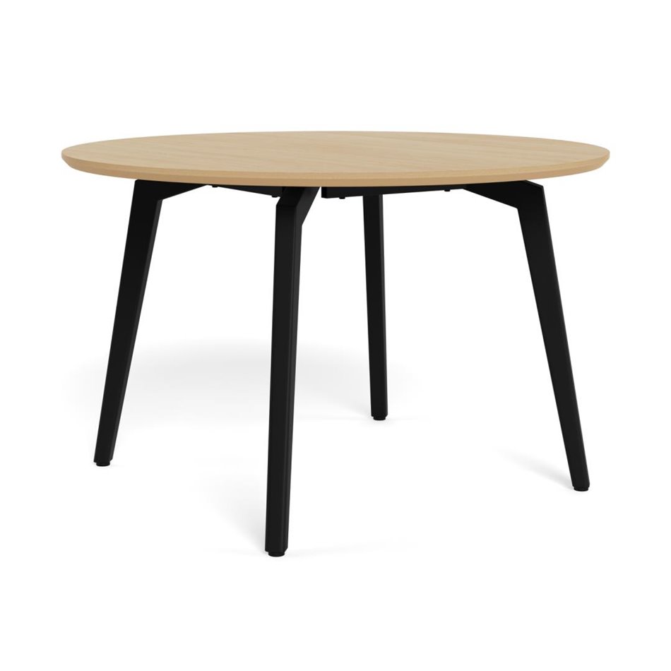Dining table Akadi, steel/MDF, H75cm D120cm