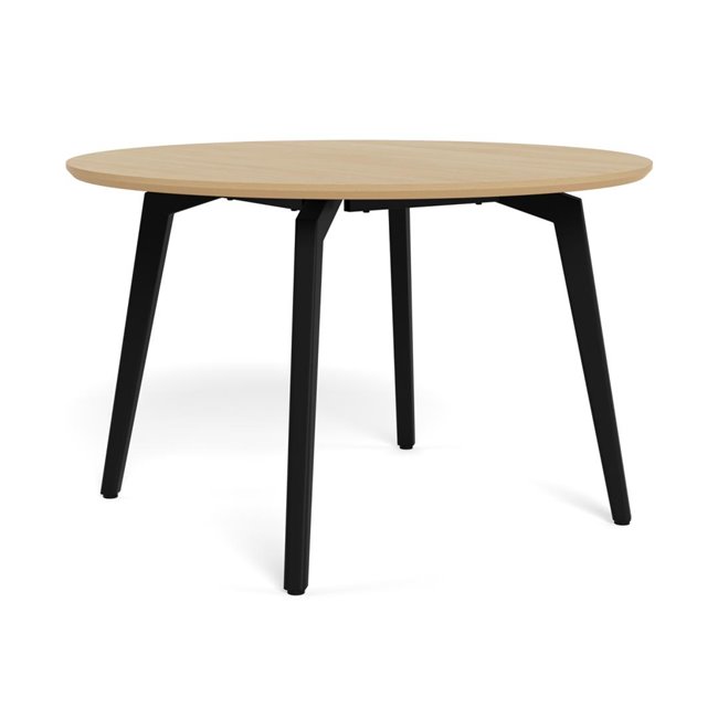 Dining table Akadi, steel/MDF, H75cm D120cm