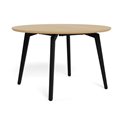Dining table Akadi, steel/MDF, H75cm D120cm