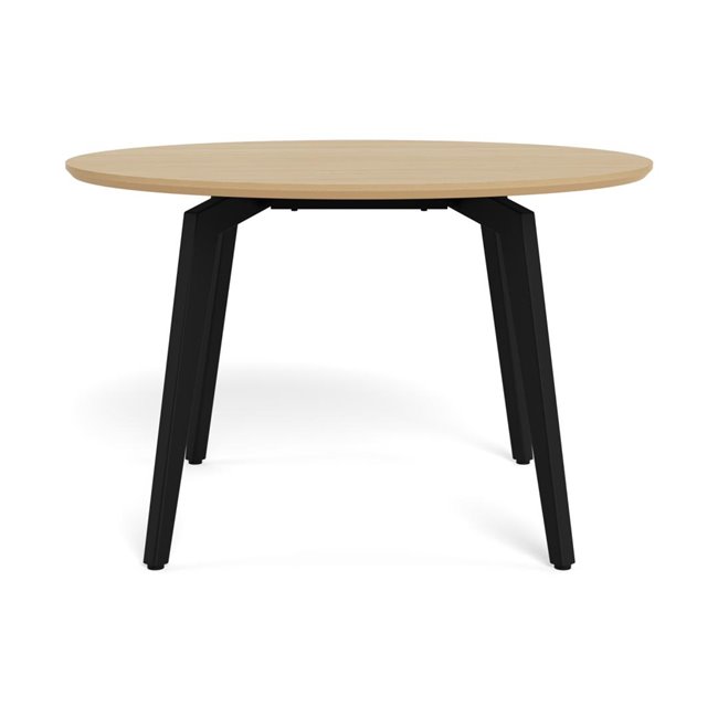 Dining table Akadi, steel/MDF, H75cm D120cm