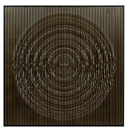 Wall decor Circle, gold color, 100x100cm