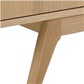 TV table Arte, natural color, chipboard/oak veneer, H55x40x160cm
