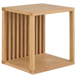 Полка настенная Alington, промасленный дубовый шпон/меламин, H35,5x31x34см