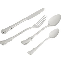 Cutlery set Andrina Silver for 4 persons, 16 pcs., H25x14x6cm