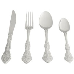 Cutlery set Attina Silver for 4 persons, 16 pcs., H25x14x6cm