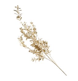 Decorative branch Fortine gold 4A, H81cm