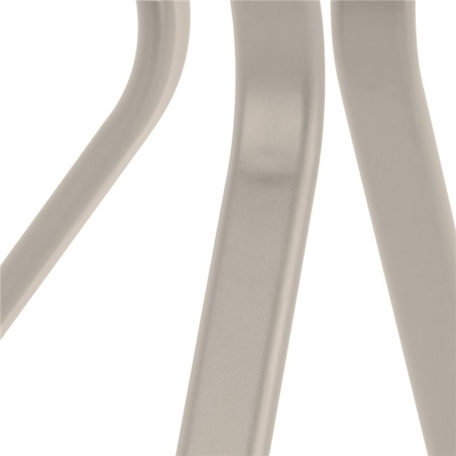 Dining table Aristo, natural color, steel/MDF, H75cm D120cm