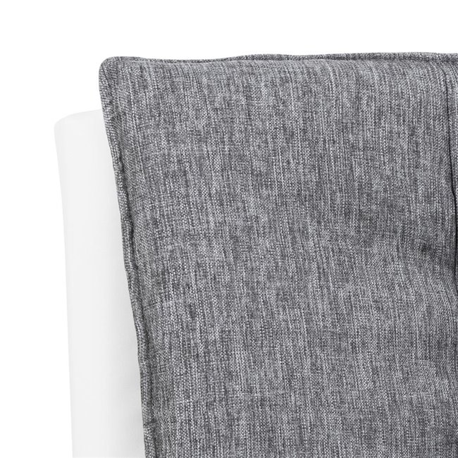 Sofa bed Akit, extendable, gray/white, H91x98x196cm, seat height 39cm