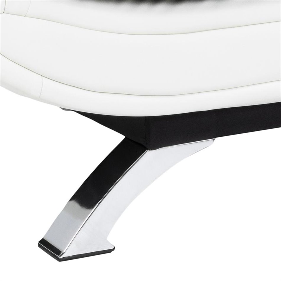 Sofa bed Akit, extendable, gray/white, H91x98x196cm, seat height 39cm