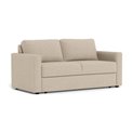 Sofa bed Aleur, extendable, beige, H85x88x176cm, seat height 47.5cm