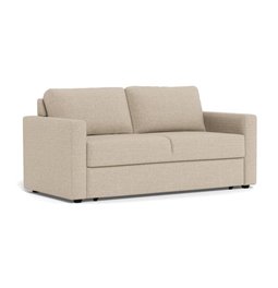 Sofa bed Aleur, extendable, beige, H85x88x176cm, seat height 47.5cm