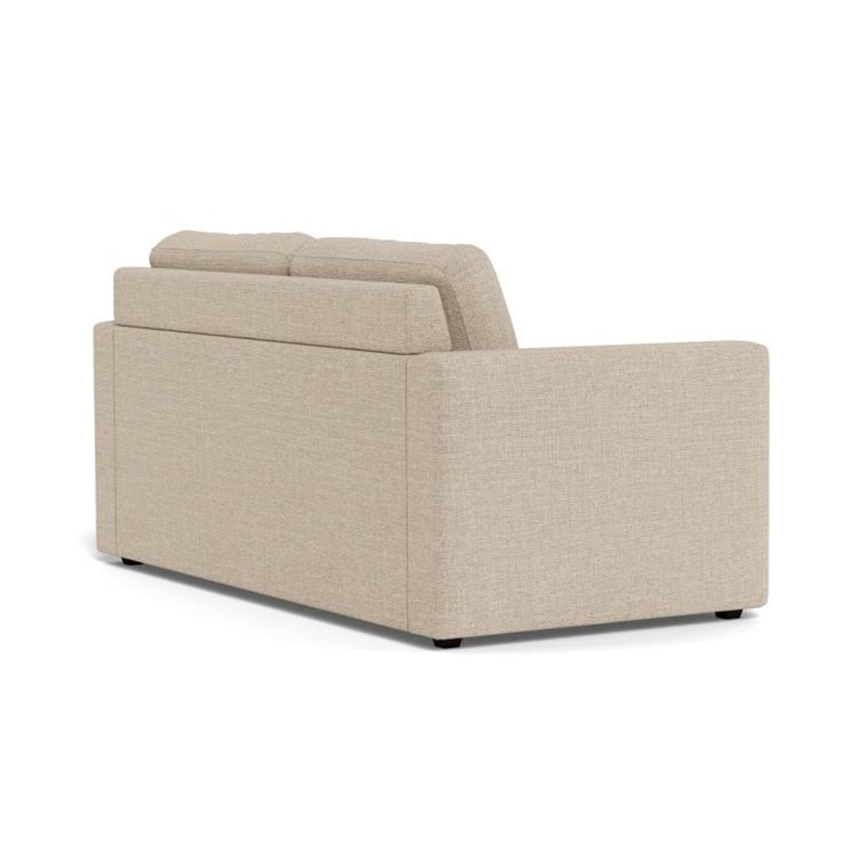 Sofa bed Aleur, extendable, beige, H85x88x176cm, seat height 47.5cm