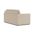 Sofa bed Aleur, extendable, beige, H85x88x176cm, seat height 47.5cm