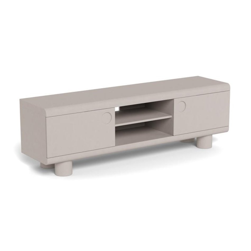 TV table Acage, light gray, MDF, H50x40x160cm