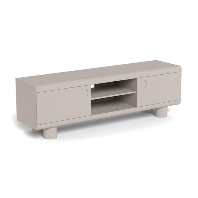 TV table Acage, light gray, MDF, H50x40x160cm