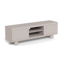 TV table Acage, light gray, MDF, H50x40x160cm