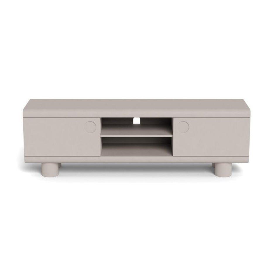TV table Acage, light gray, MDF, H50x40x160cm
