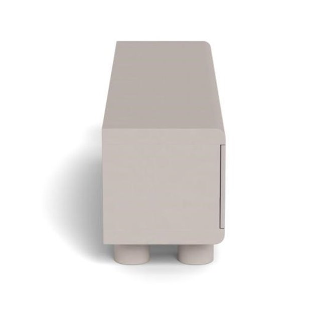 TV table Acage, light gray, MDF, H50x40x160cm