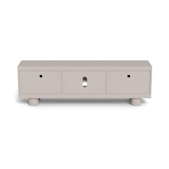 TV table Acage, light gray, MDF, H50x40x160cm